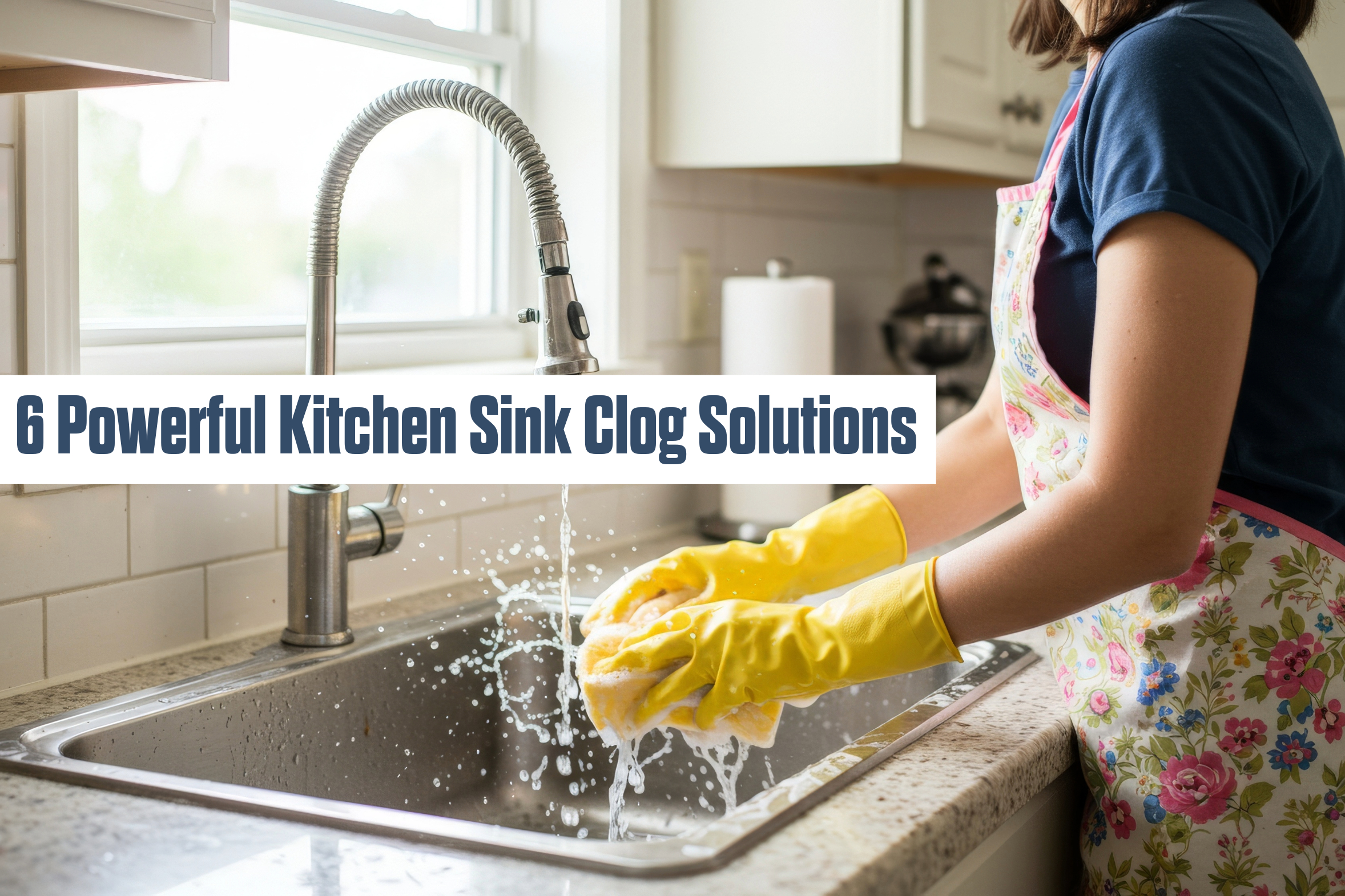 Blue Ash, Ohio blog on how to fix a kitchen sink clog.